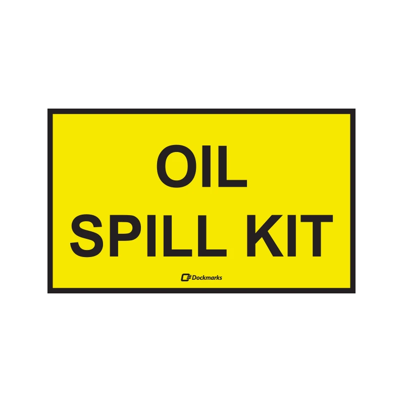 Sticker OIL SPILL KIT 290x170mm                                                                     